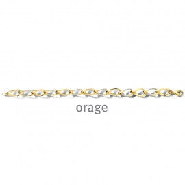 Bracelet plaqué or Orage A1248