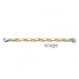 Bracelet acier bicolore Orage A2152