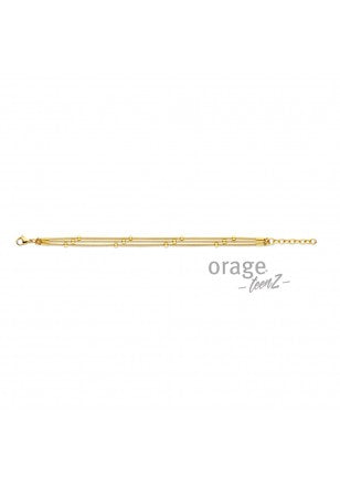 Bracelet plaqué or Orage A2163