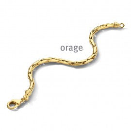 Bracelet plaqué or Orage A/4198