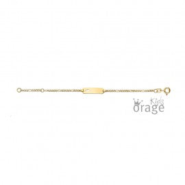 Bracelet or jaune 9ct Orage kids K2660