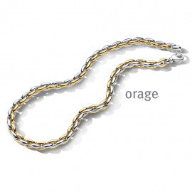 Collier bicolore Orage K0978