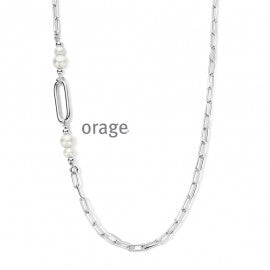 Collier argent Orage K1229