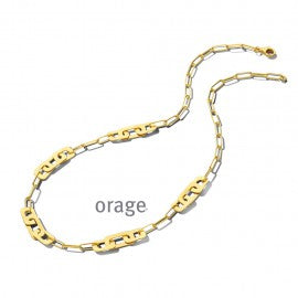 Collier plaqué or Orage K1238