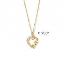 Collier Orage plaqué or K1293