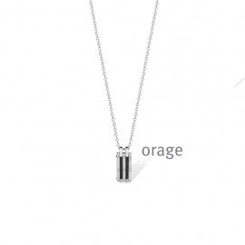 Collier acier Orage