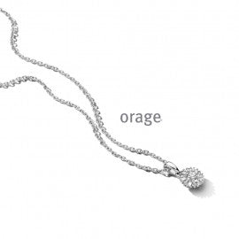 Collier argent Orage K3175