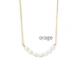 Collier plaqué or Orage K3504