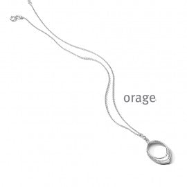 Collier argent Orage K3917