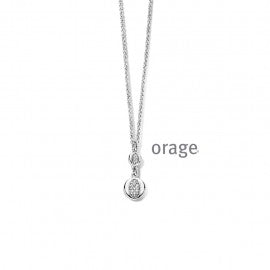 Collier argent Orage K3924