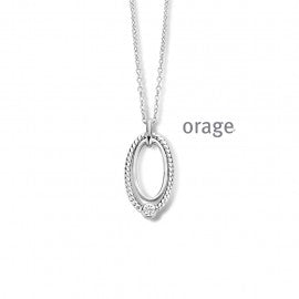 Collier argent Orage K4751