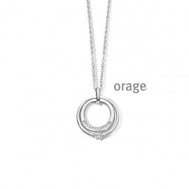 Collier argent Orage K4752
