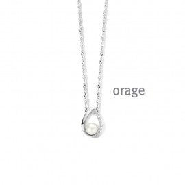 Collier argent Orage K4753