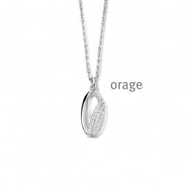 Collier argent Orage K4755