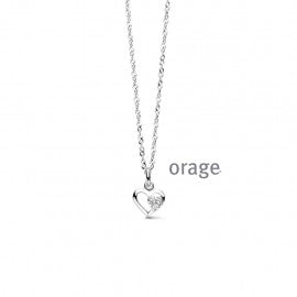 Collier argent Orage K4837