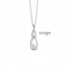 Collier argent K6534