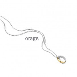 Collier bicolore Orage K6535