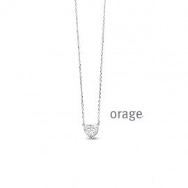 Collier argent Orage K6536