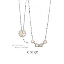 Collier argent Orage K6542