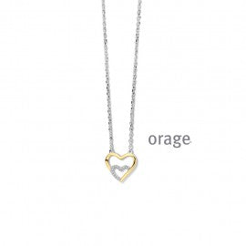 Collier bicolore Orage K6545