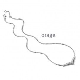 Collier argent Orage K8044