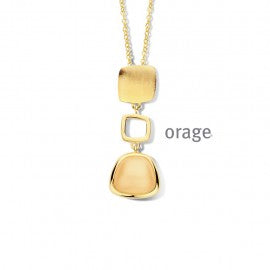 Collier plaqué or Orage K8729