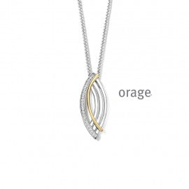 Collier bicolore Orage K9156