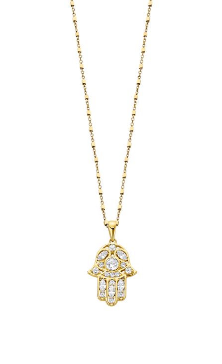 Collier plaqué or Lotus dame