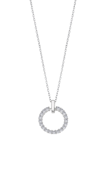 Collier Lotus argent