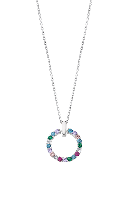 Collier Lotus argent