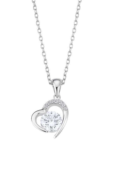 Collier Lotus argent