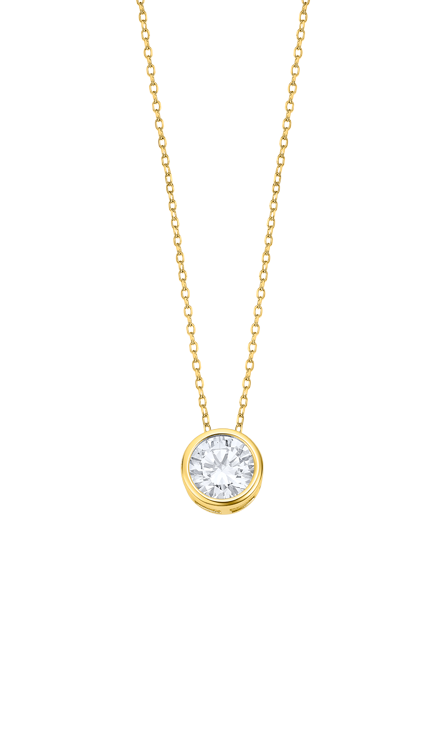 Collier plaqué or Lotus