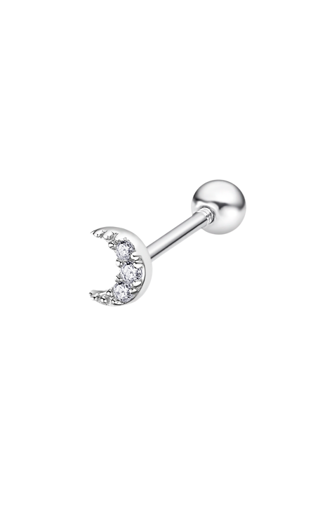 Boucle d'oreilles Lotus argent
