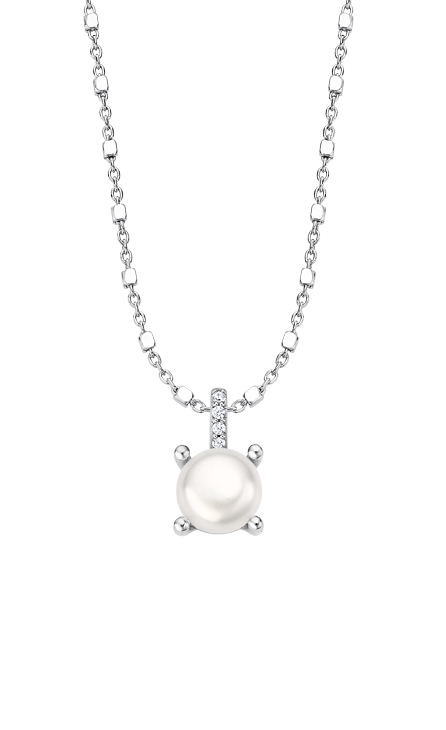 Collier argent Lotus