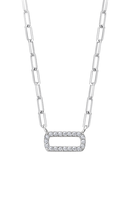 Collier Lotus argent