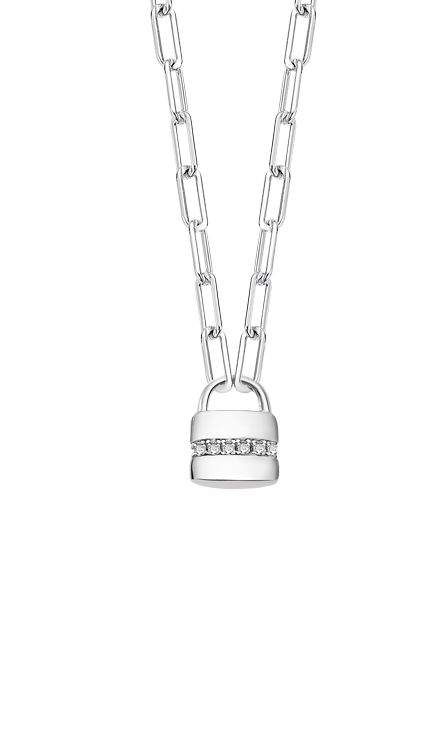 Collier Lotus argent