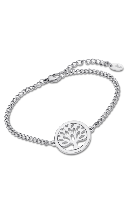 Bracelet acier Lotus dame