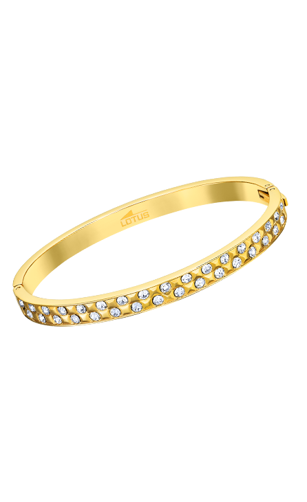 Bracelet acier Lotus dame