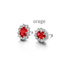 Boucle d'oreilles argent O1854