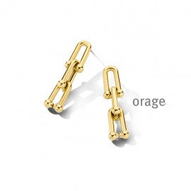 Boucle d'oreilles acier O2146