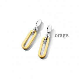 Boucle d'oreilles acier Orage O2155