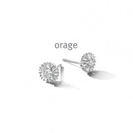 Boucle d'oreilles argent Orage O3253