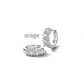 Boucle d'oreilles argent Orage O3255