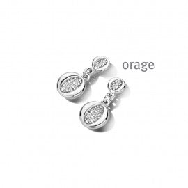 Boucle d'oreilles argent Orage O3986