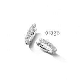 Boucle d'oreilles argent Orage O8045