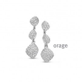 Boucle d'oreilles argent Orage O8049
