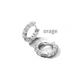 Boucle d'oreilles argent Orage O8050
