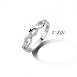 Bague argent Orage R6531