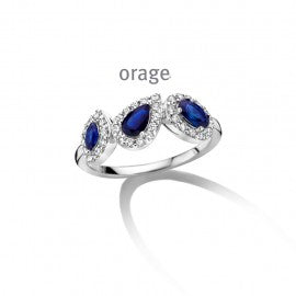 Bague argent Orage R6820