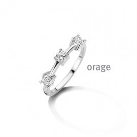 Bague argent Orage R6821